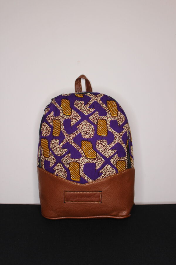 Small Ankara Bag (Brown)
