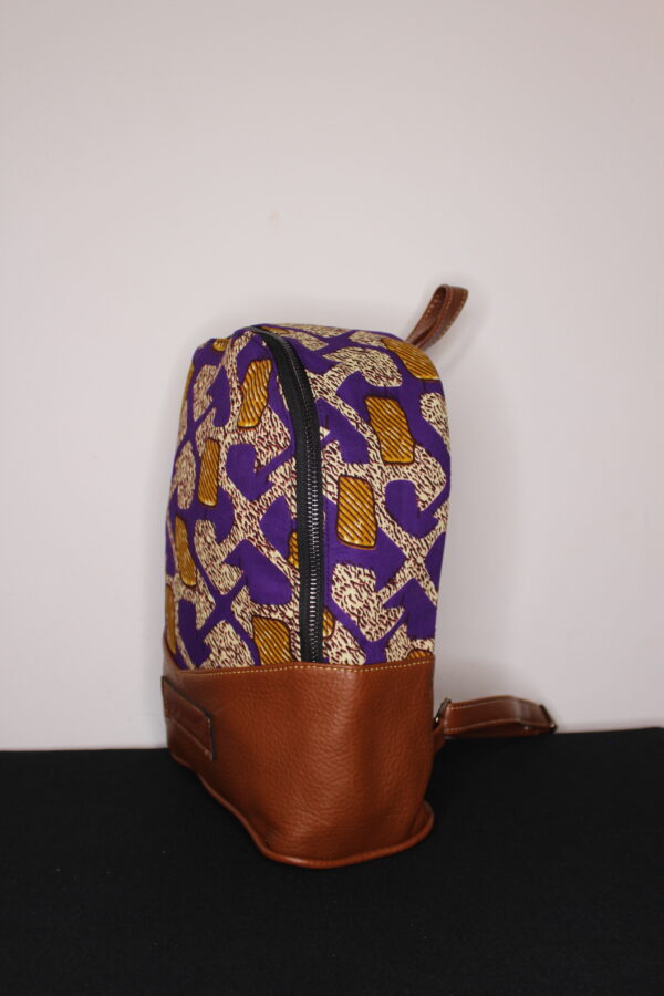 Small Ankara Bag (Brown)